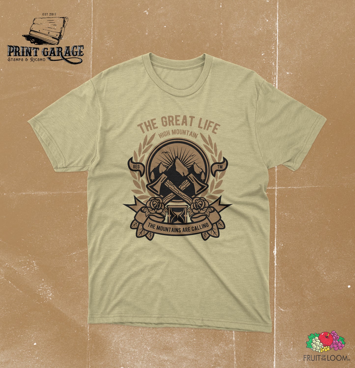 T-Shirt - Mountains Design -