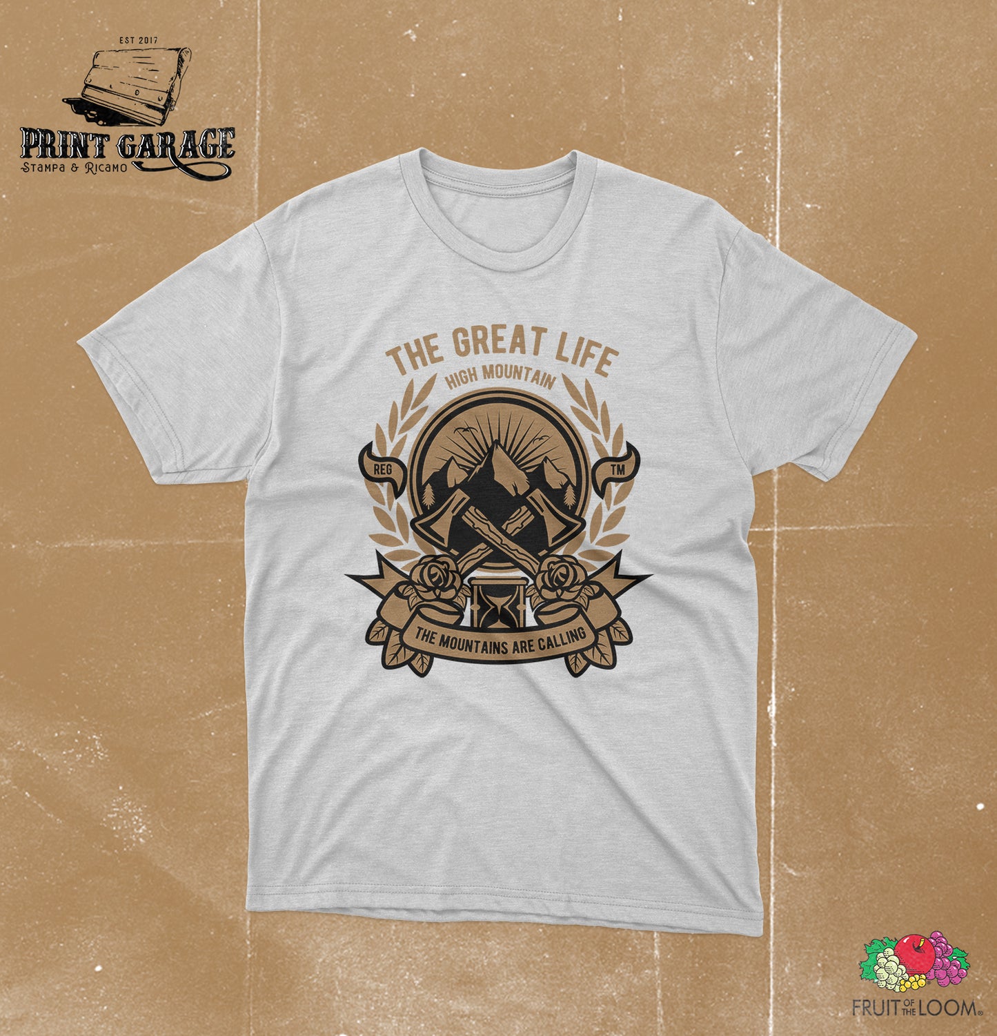 T-Shirt - Mountains Design -