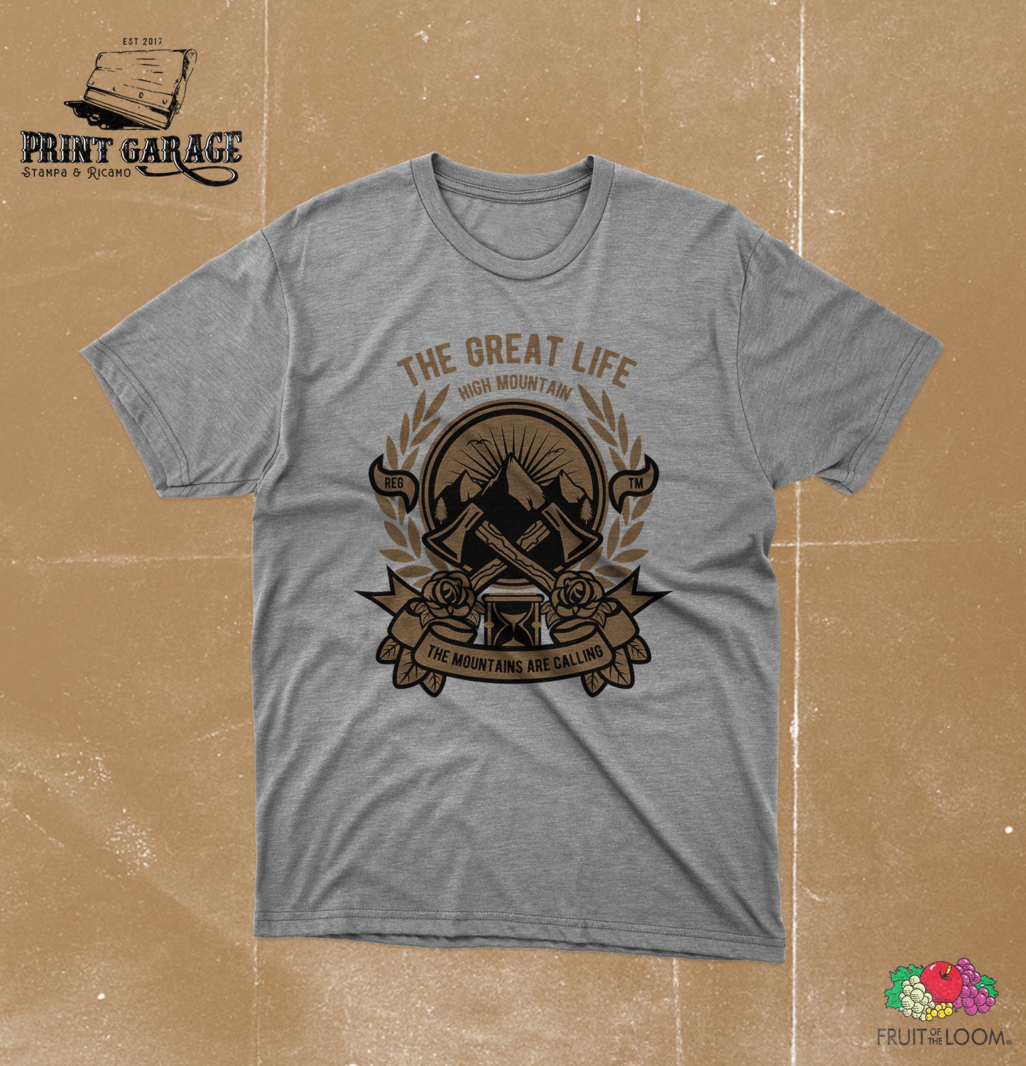 T-Shirt - Mountains Design -