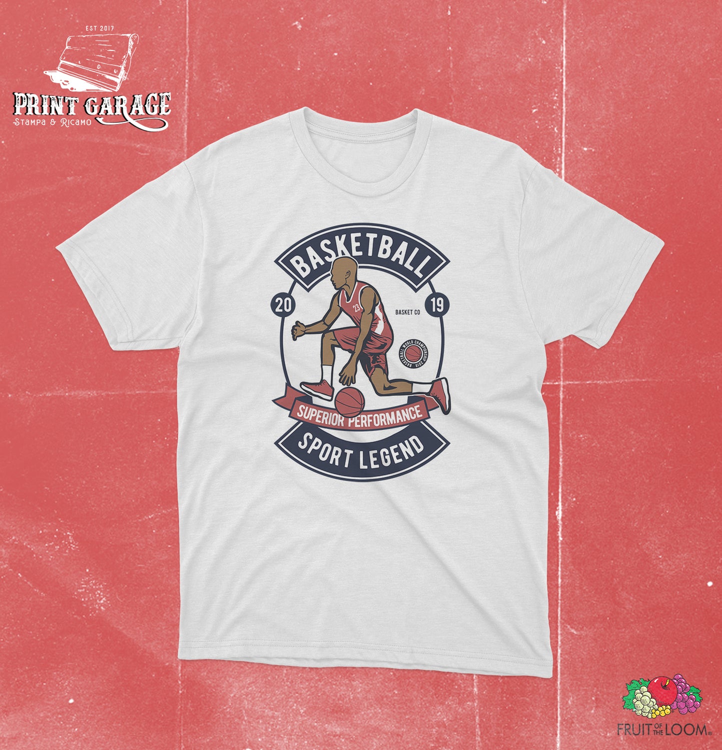 T-Shirt - Basketball Sport Legend - Basket -
