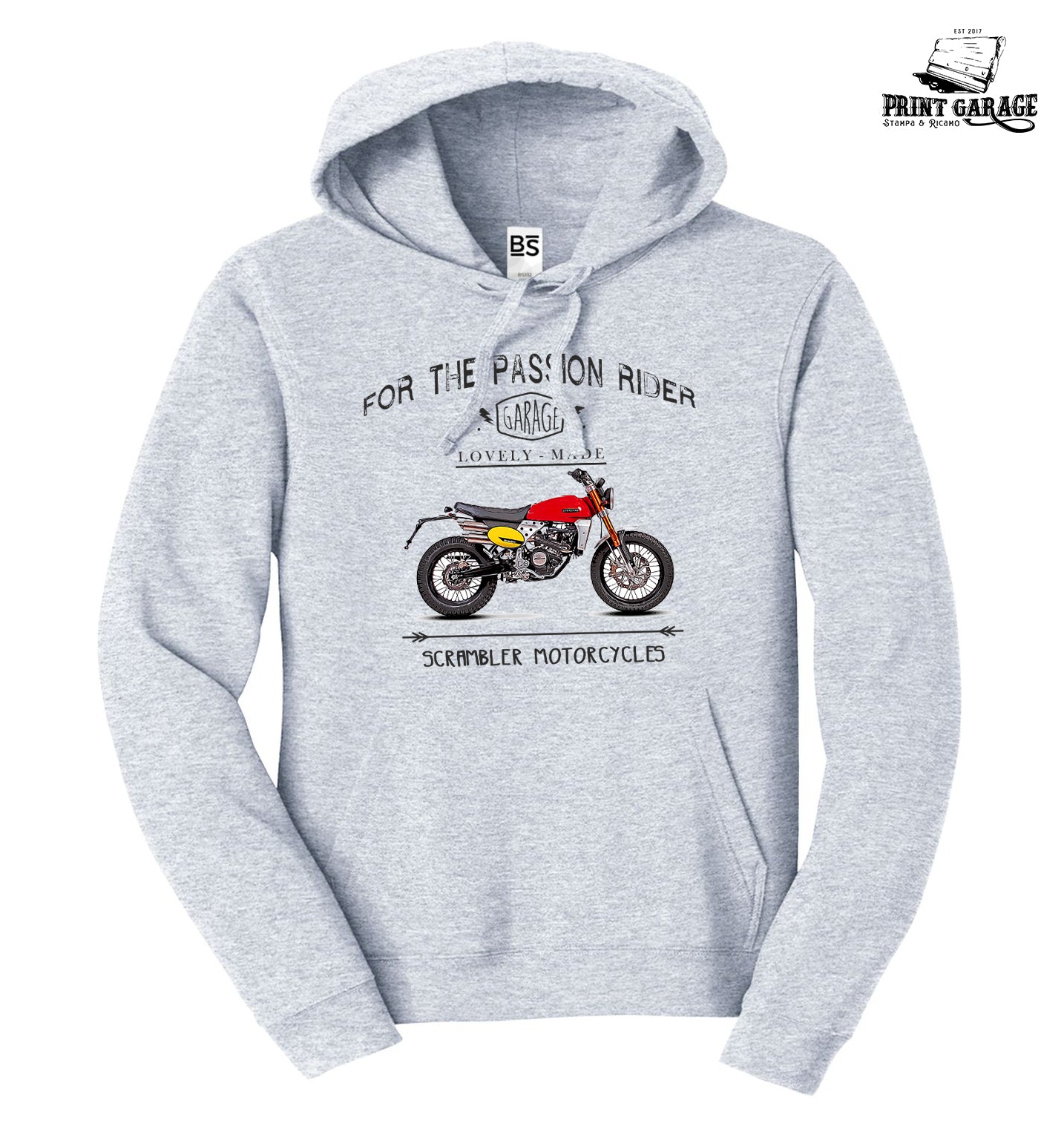 Felpa con Cappuccio - Moto Caballero