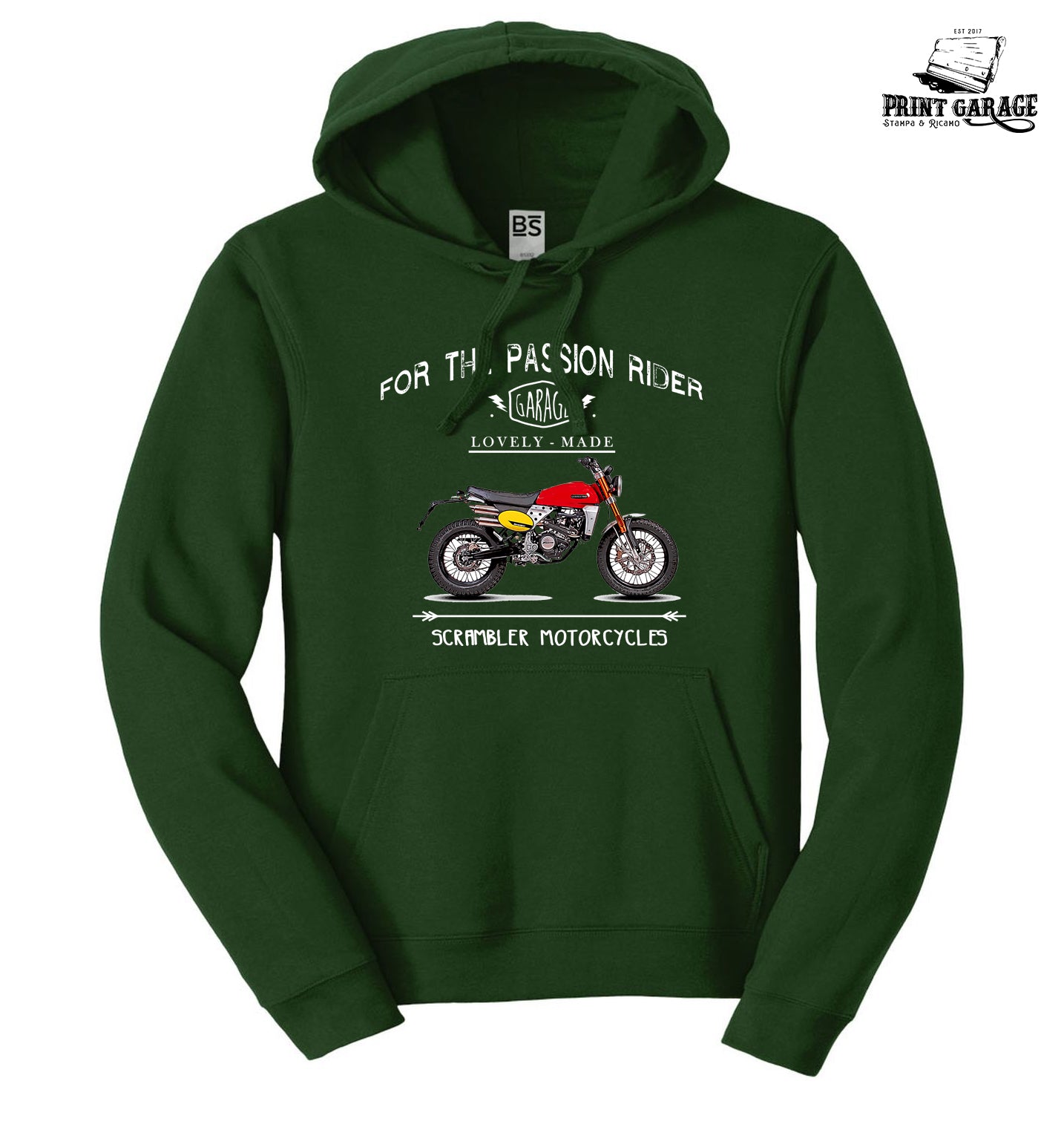 Felpa con Cappuccio - Moto Caballero
