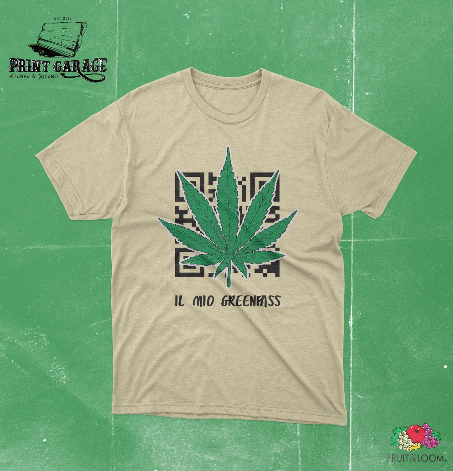 T-Shirt - Green Pass - Maria -