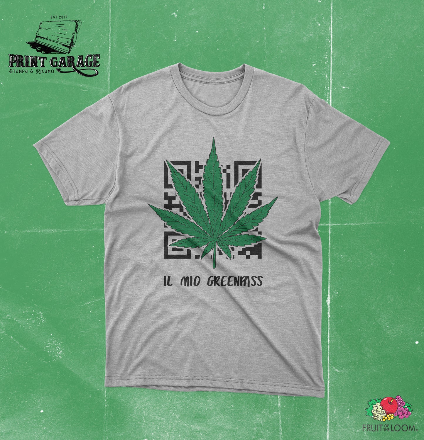 T-Shirt - Green Pass - Maria -