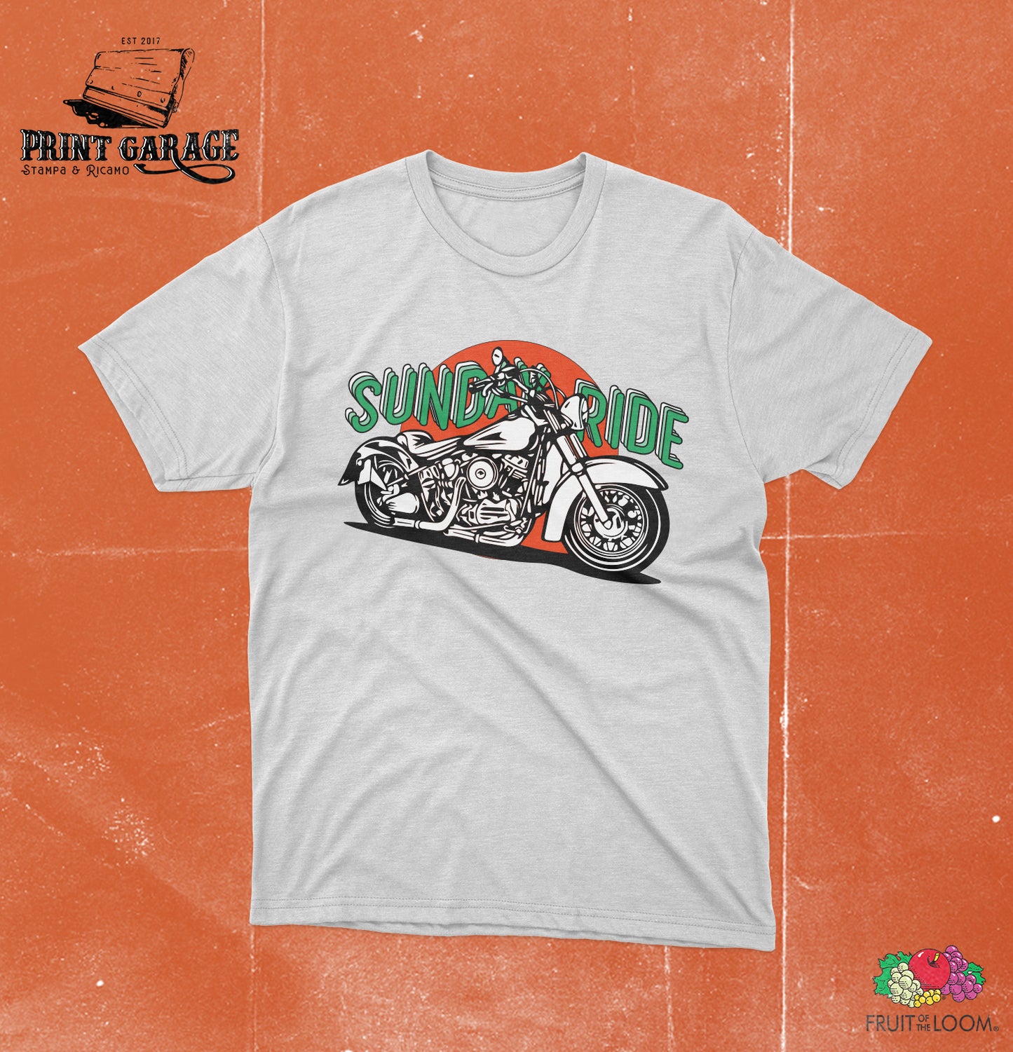 T-Shirt - Sunday Ride - Moto -