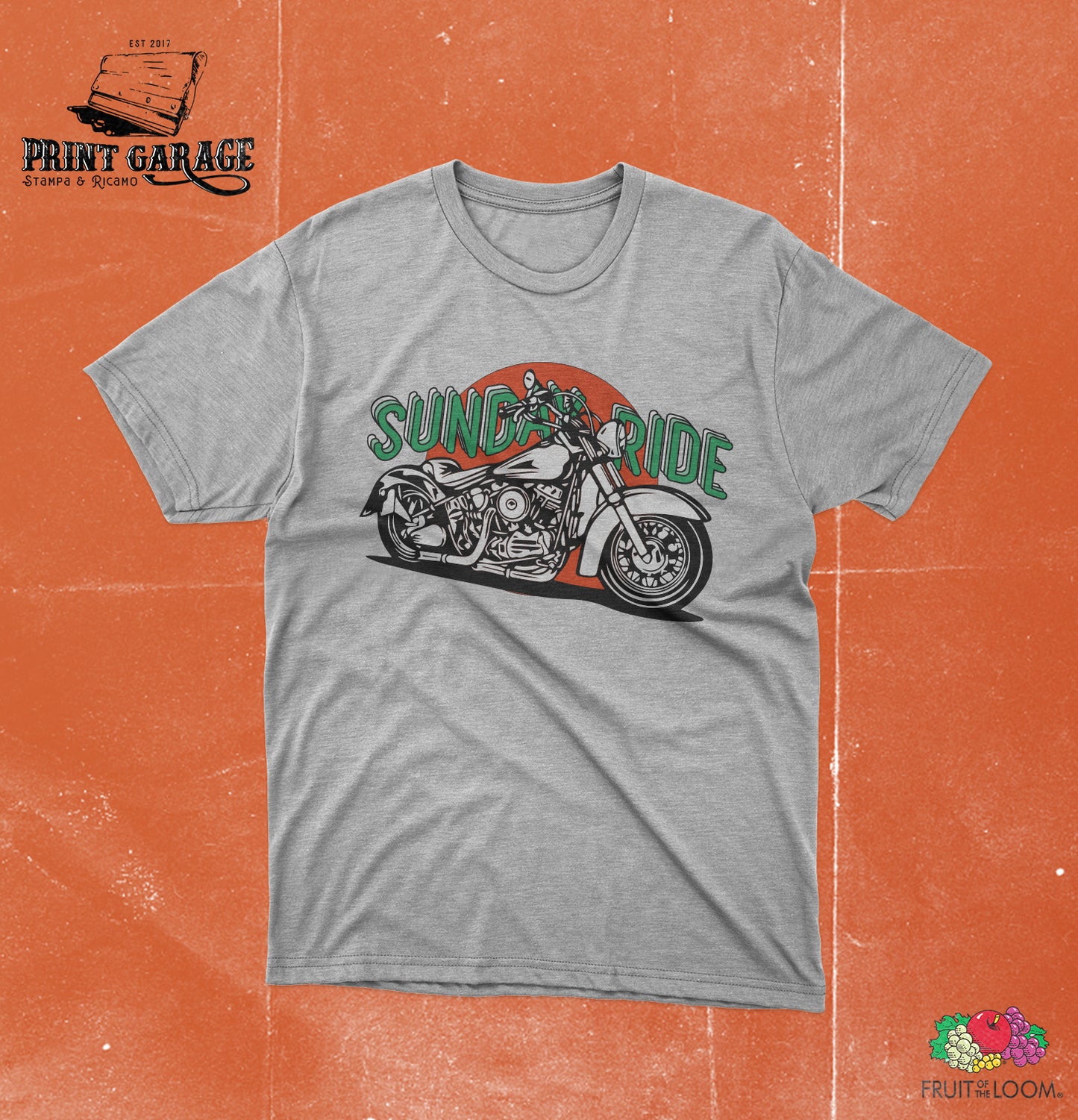T-Shirt - Sunday Ride - Moto -