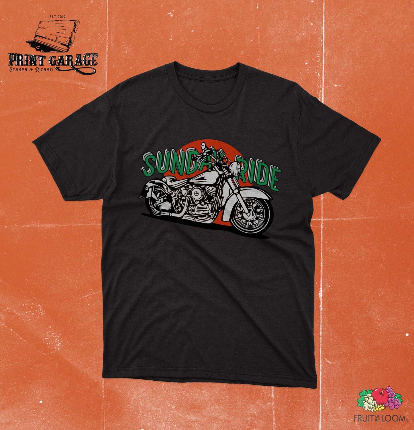T-Shirt - Sunday Ride - Moto -