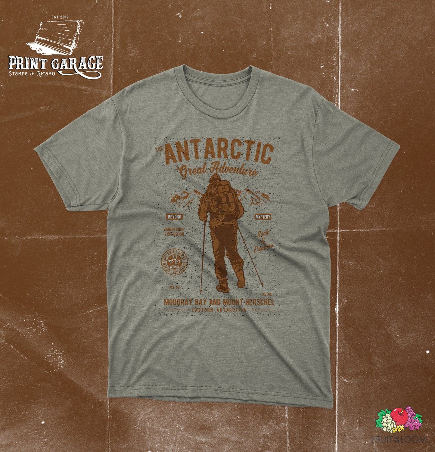 T-Shirt - Trekking - Antarctic -