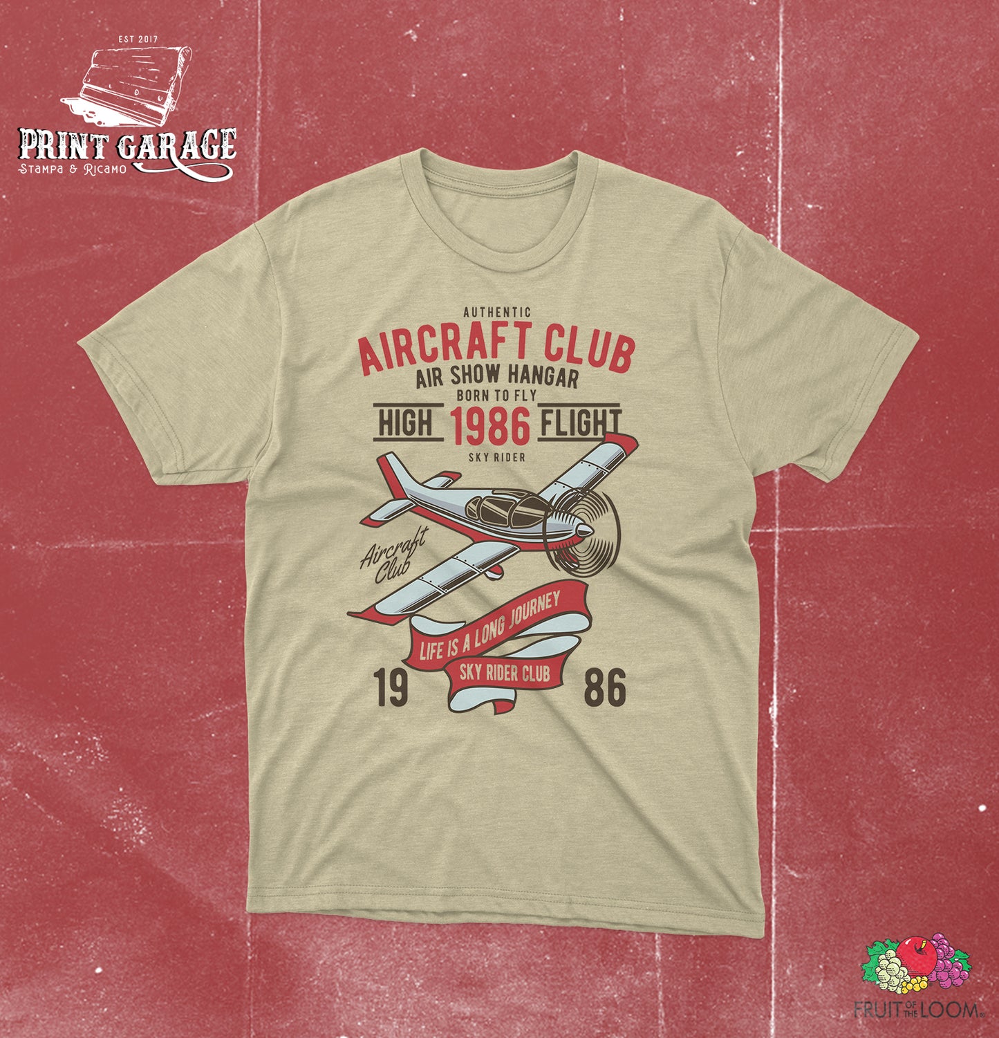 T-Shirt - Aircraft Club - Pilota