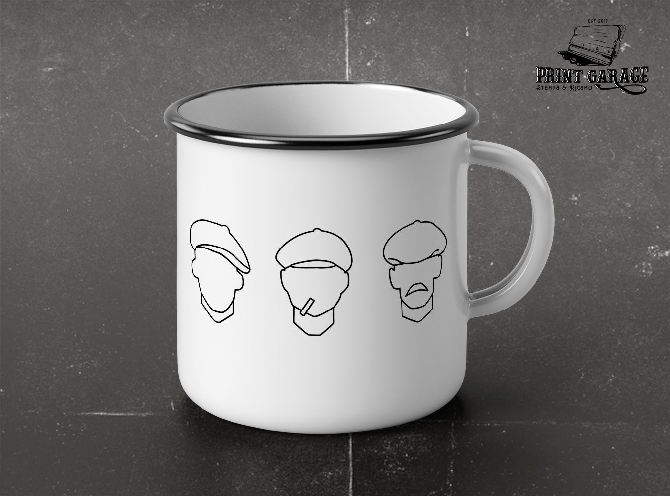 Tazza in metallo - Peaky Blinders - Minimal -