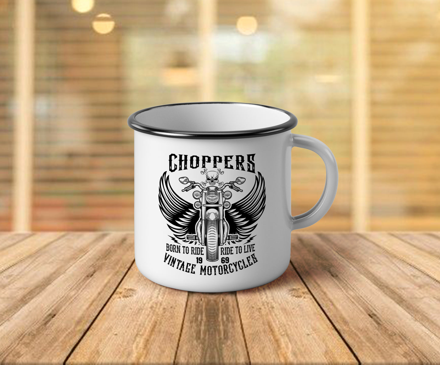 Tazza in metallo - Choppers -