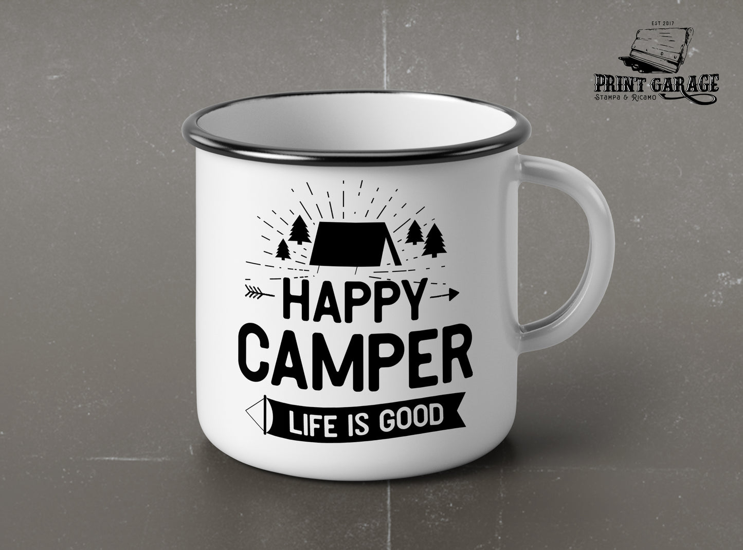 Tazza in metallo - Camper -