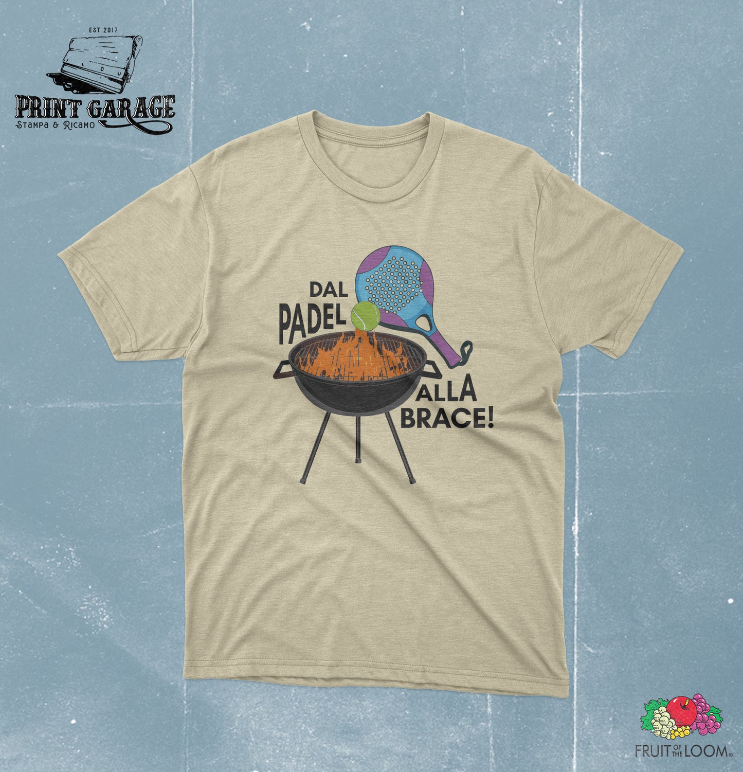 T-Shirt Padel - Dal Padel alla Brace -