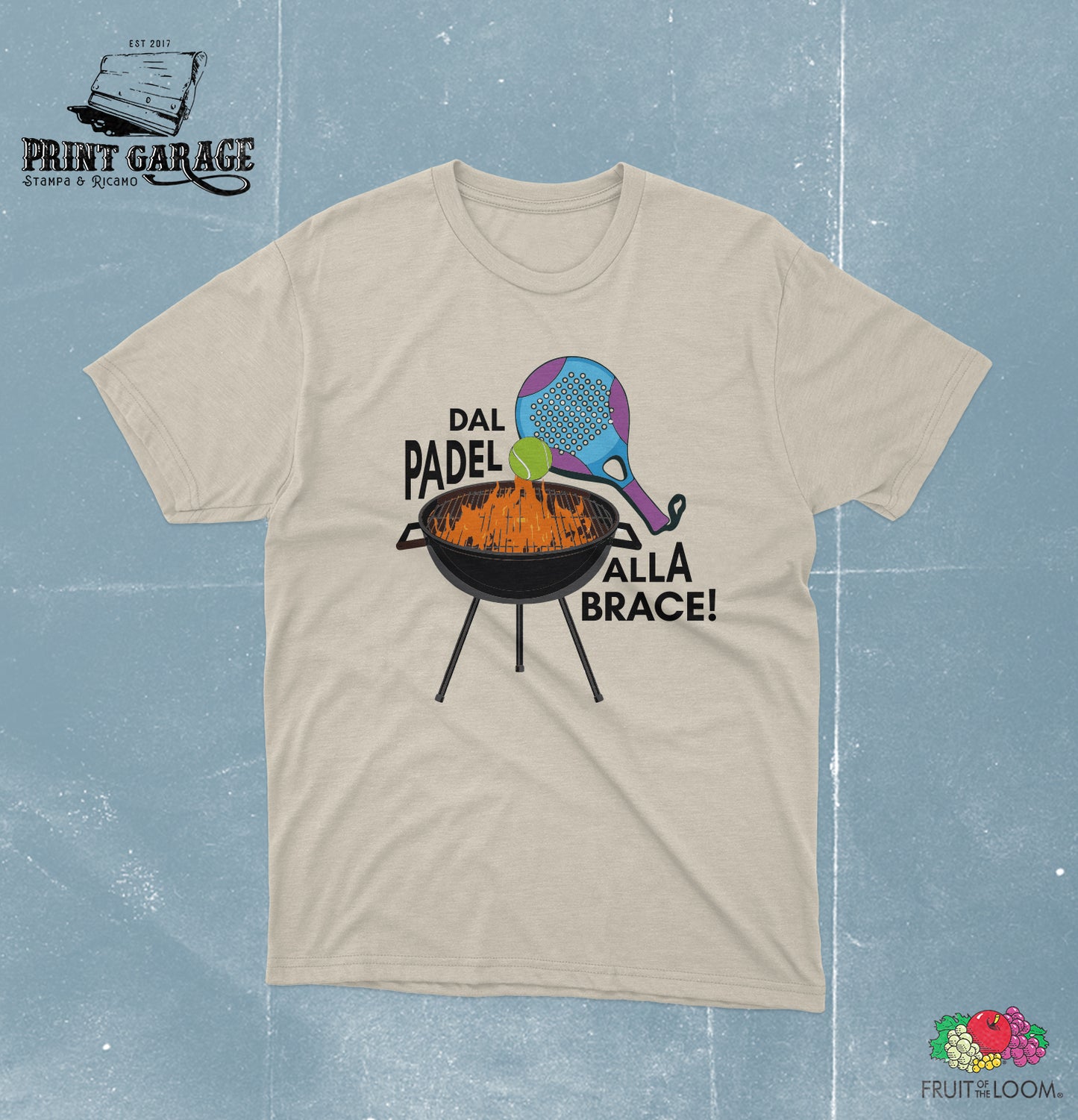 T-Shirt Padel - Dal Padel alla Brace -