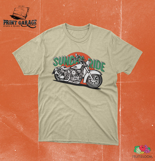 T-Shirt - Sunday Ride - Moto -